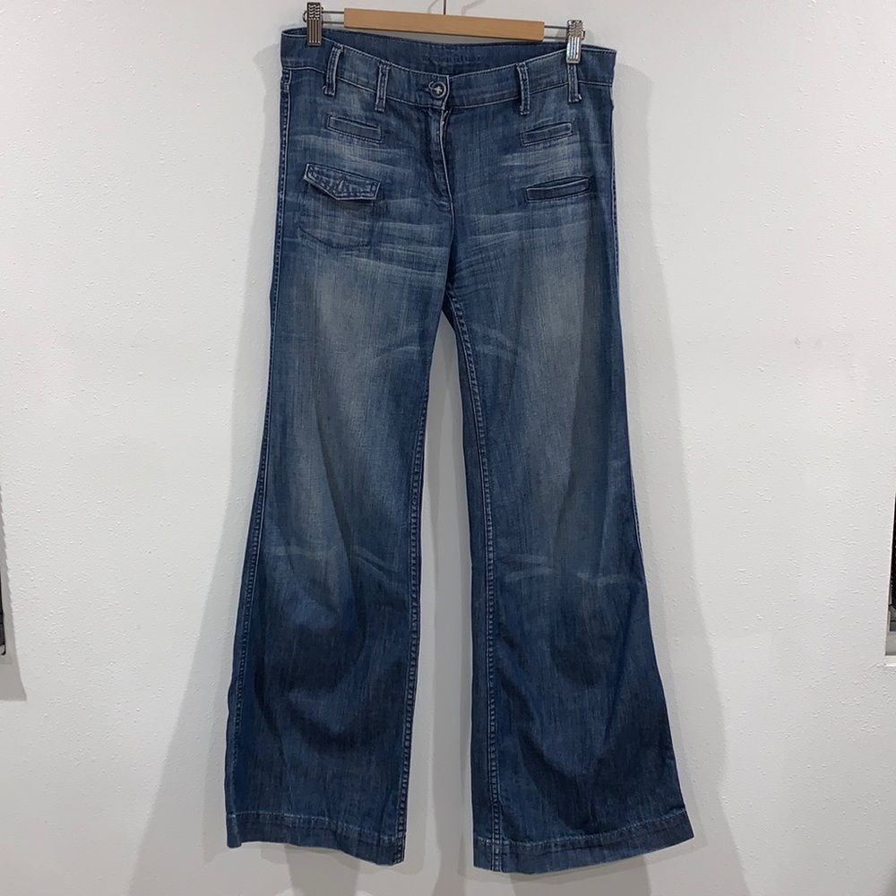 SANDRO PARIS DENIM flare JEANS SIZE IT38/ US 6